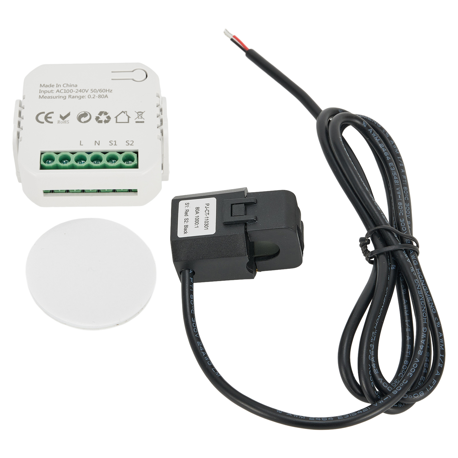 Energy Monitor Meter - Medidor de Energía WIFI Tuya Smart