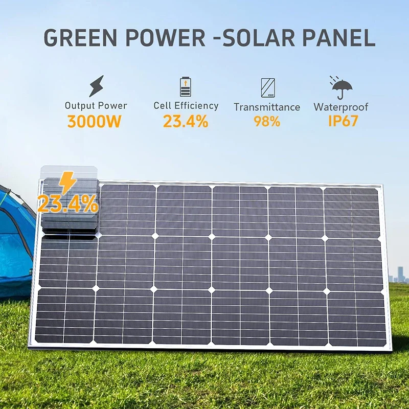 Kit de Paneles Solares de Alta - Solar Panel 200W reseña y precio