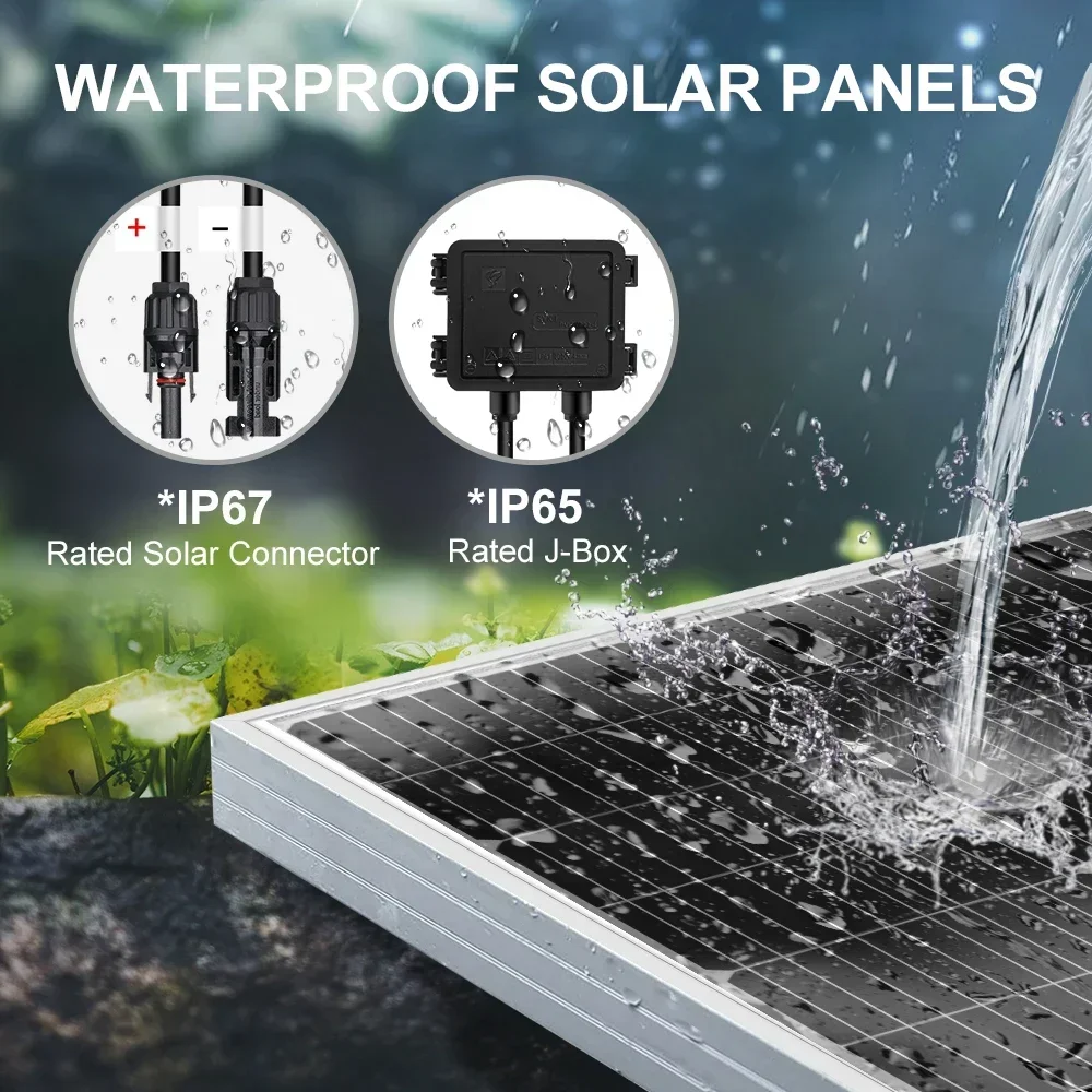 Kit de Paneles Solares de Alta - Solar Panel 200W reseña y precio