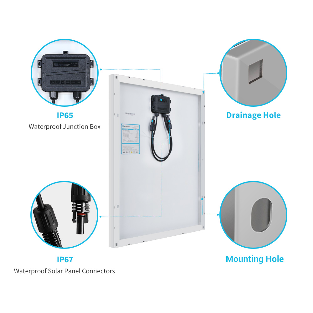 Renogy Panel solar 50 vatios 1 - Solar Panel 200W reseña y precio